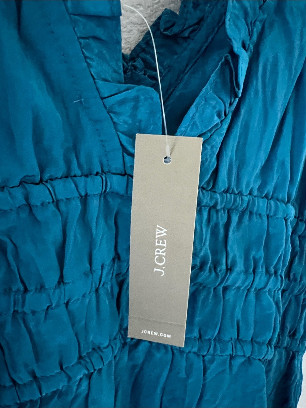 J. Crew Teal Blue Maxi Dress - Picture 4 of 4